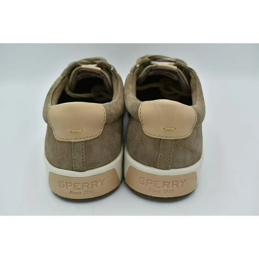 Sperry‎ Womens Size 8 Anchor Plushwave LTT Leather Beige Shoes STS86169 NO BOX